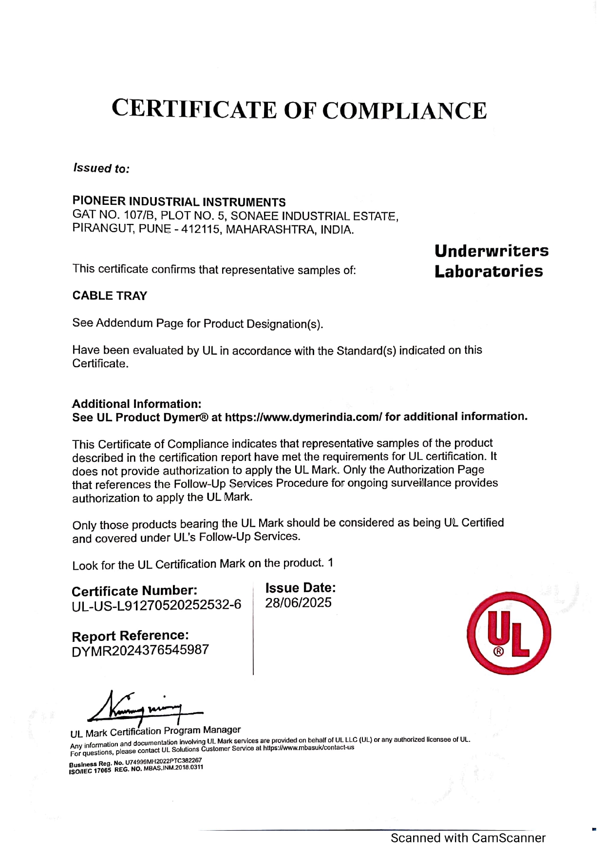 Certificate 7